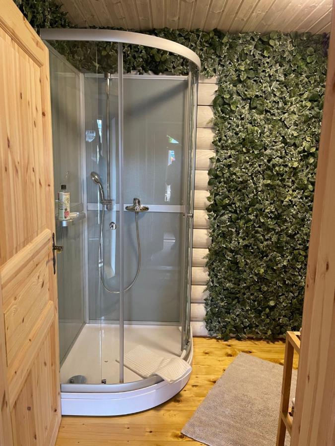 Wellness Huette Am Zwenkauer See Bei Leipzig 외부 사진