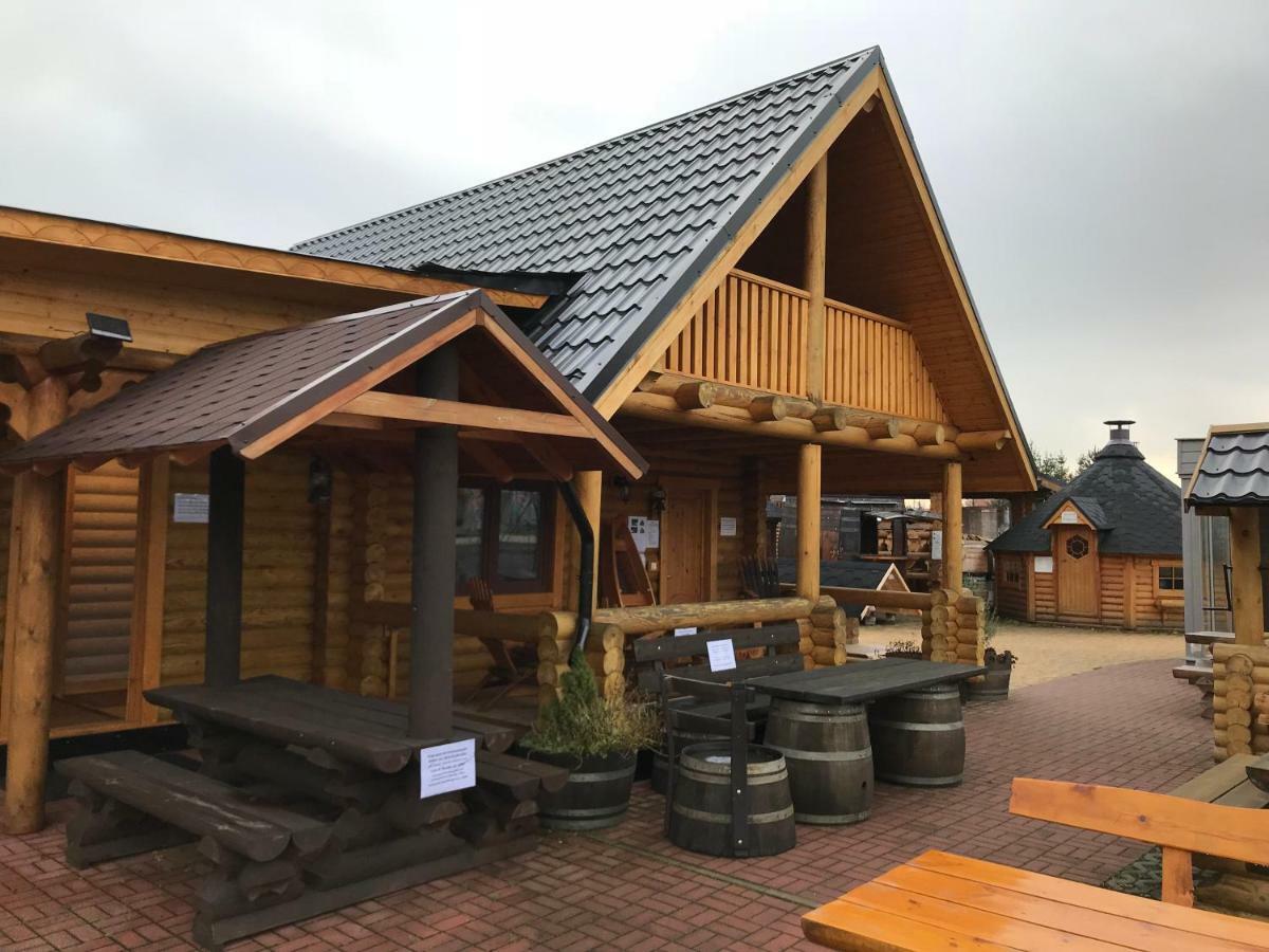 Wellness Huette Am Zwenkauer See Bei Leipzig 외부 사진
